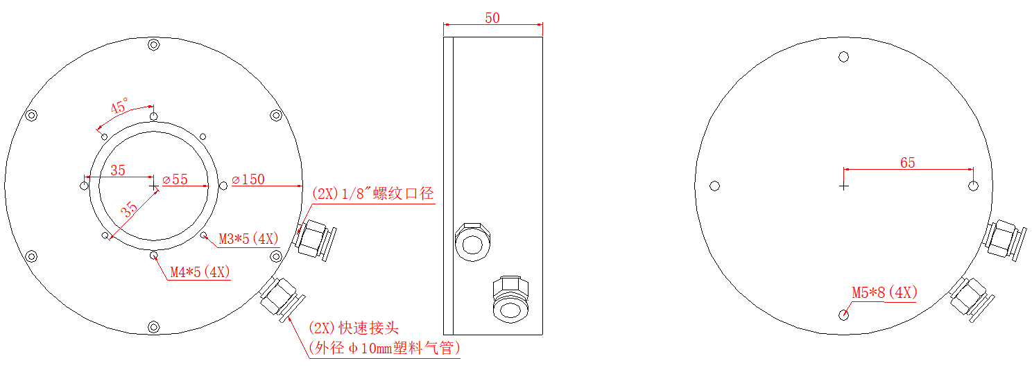 5000W高功率水冷经济型激光功率计探头